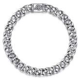 STERLING CUBAN LINK BRACELET S